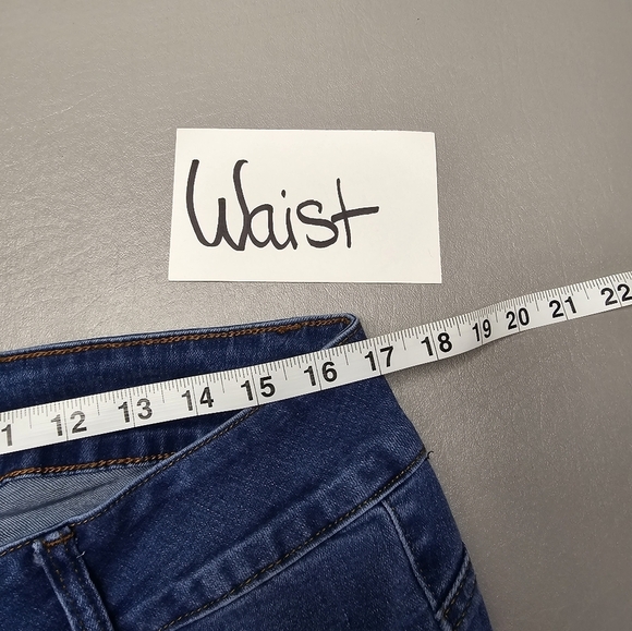 Simplyoung high rise cargo skinny ankle denim jeans women's plus size 14 - Picture 4 of 10